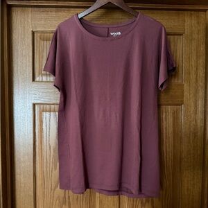 Wool& Jade Tunic Top - mauve, large